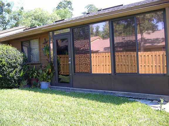 sun porch in back