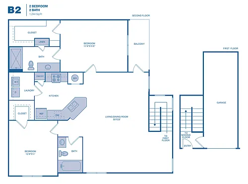 Floor plan B2