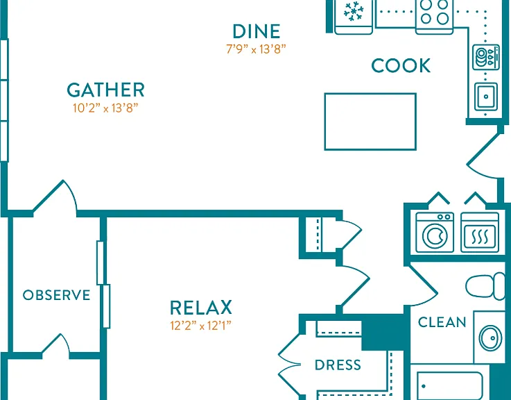 Avery Floorplan Diagram