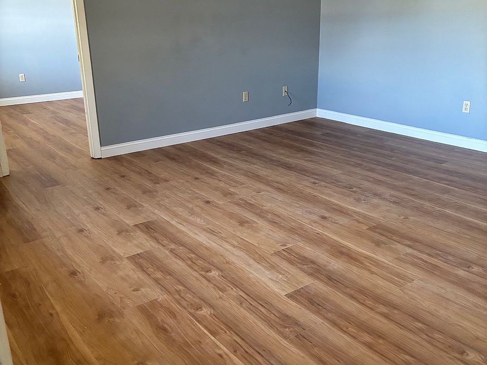 family room with new flooring