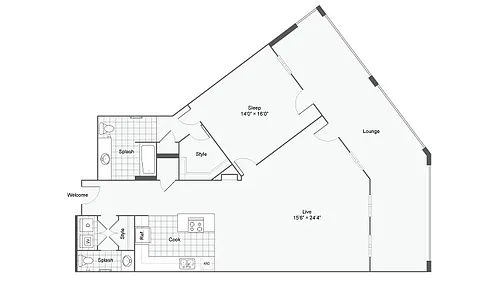 Floor plan A61