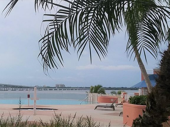 POOL OVERLOOKING RIVER