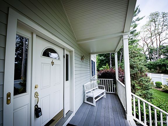 Generous front porch