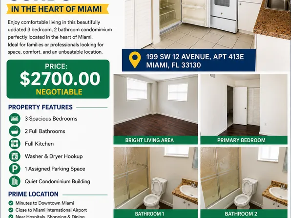 199 SW 12th Ave APT 413E, Miami, FL 33130