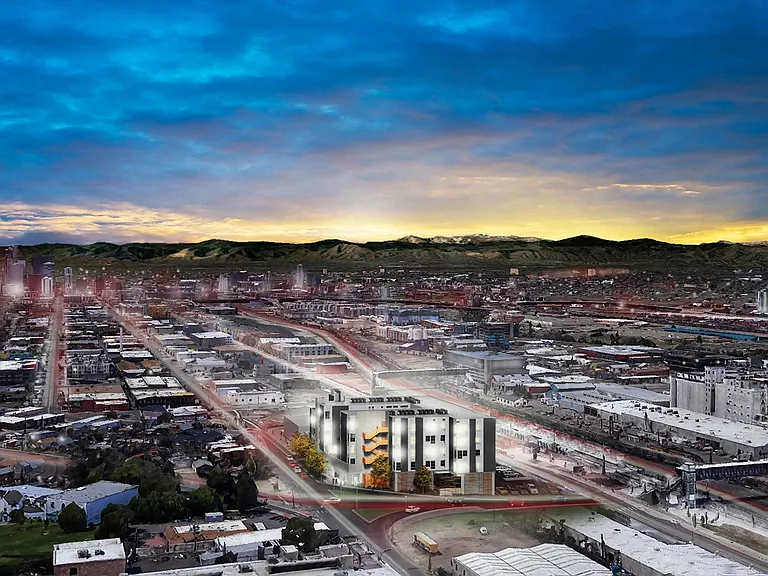 Walnut Flats | Denver Affordable Apartments | Aerial View