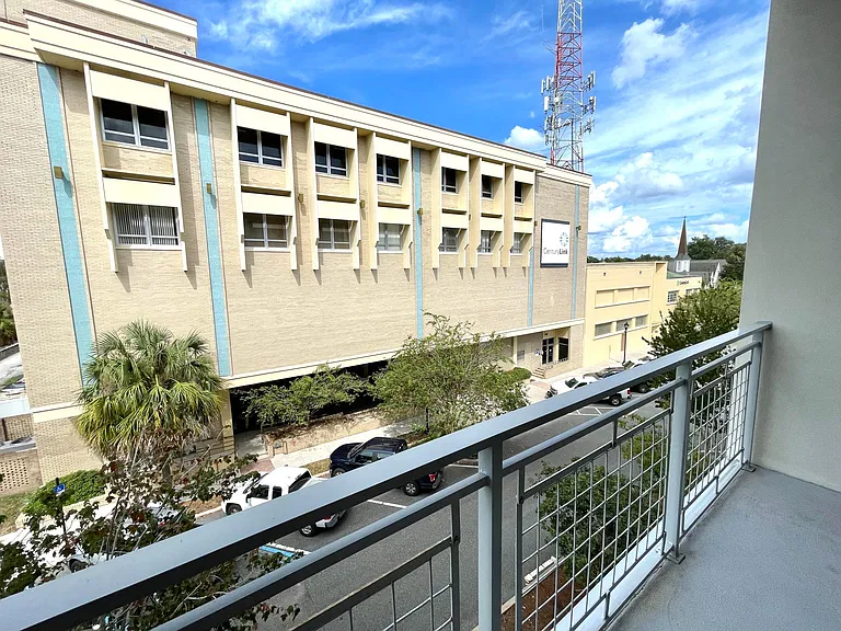 Balcony view to Broadway St