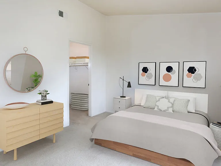 Carpeted Bedroom