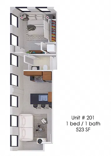 Floor plan 201