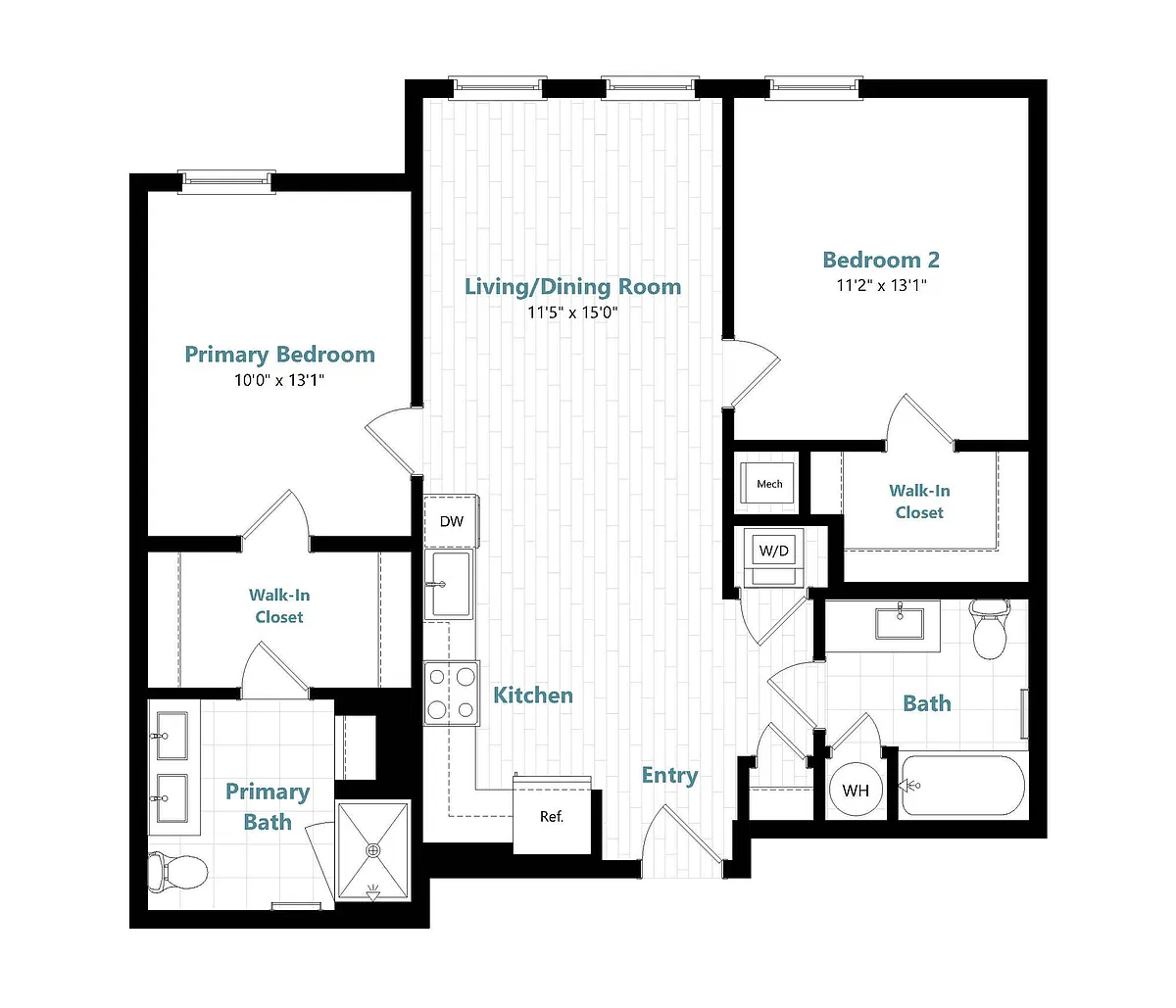 Floor plan B15