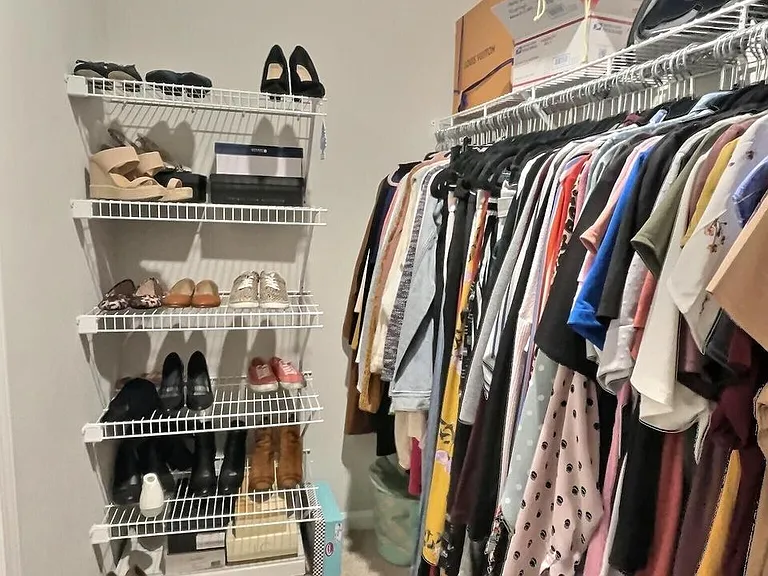 1 of 2 closets in Master