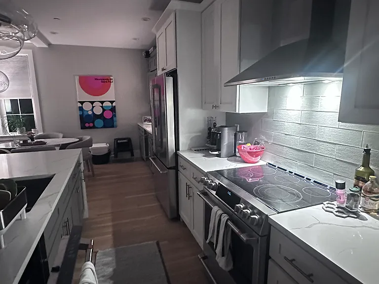 Kitchen at night