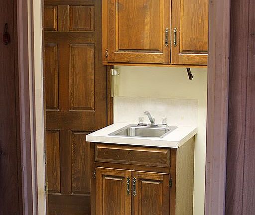 Laundry entry from garage