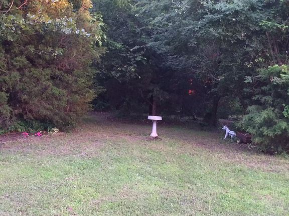 Enjoy the park-like backyard