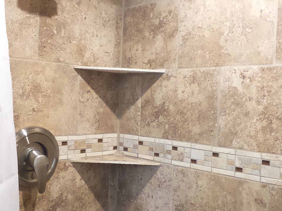 New tiled shower