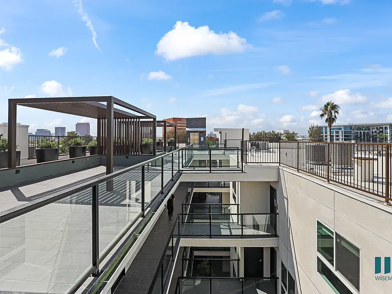 View of Interior Courtyard from the Rooftop Terrace