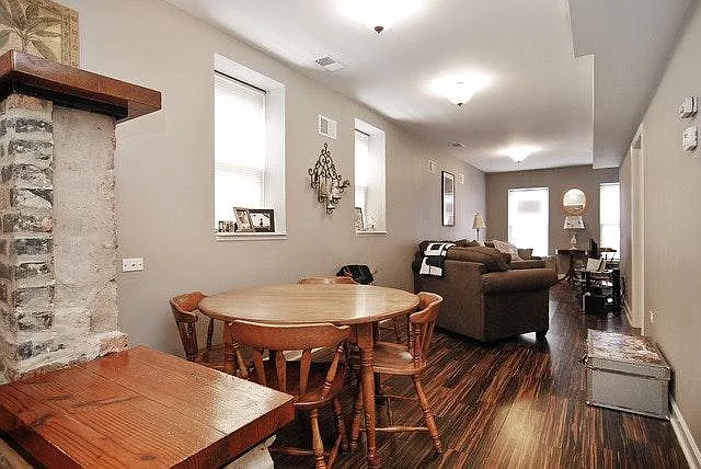 Living Space and Dining Area