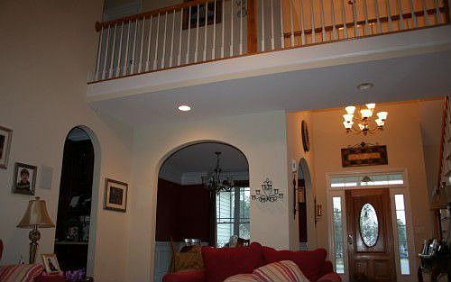 Family room towards dining & foyer