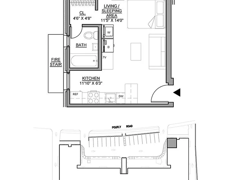 The Parkview at Polifly: In-Unit Washer & Dryer, Heat and Water Included, and Cat & Dog Friendly — Photo 14