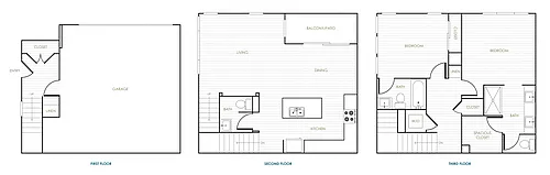 Floor plan Townhome 23B