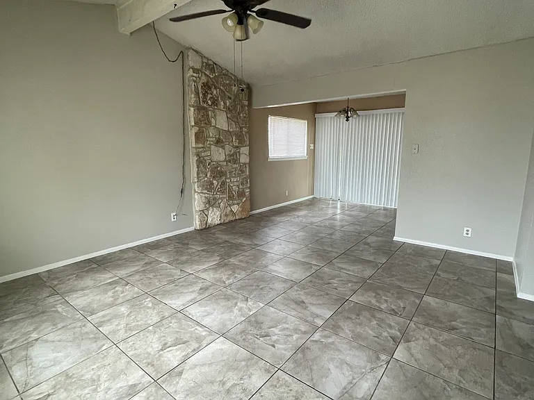 Living room and part of dining room. Open concept.