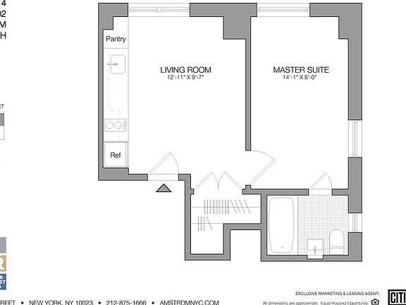 2nd image of 166 W 75th St APT 1202