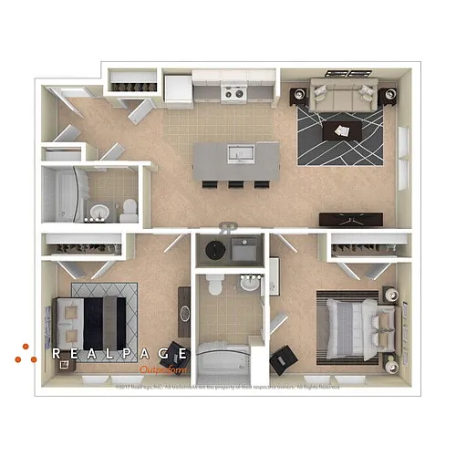 Floor plan 2 Bedroom