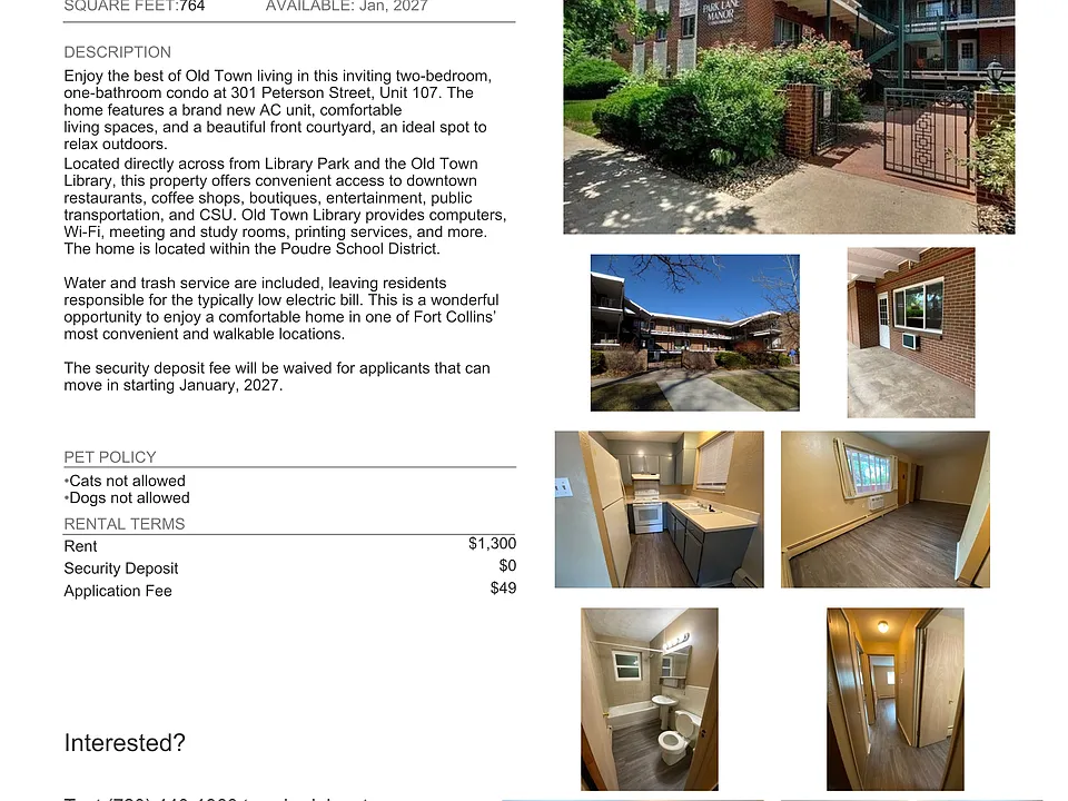 301 Peterson St #107