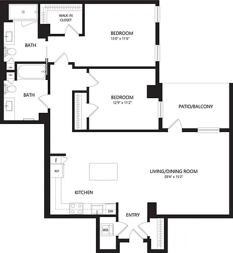 Floor plan B8