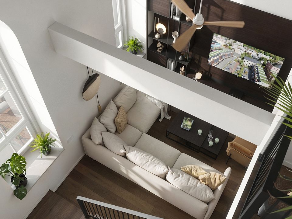 Penthouse Collection, 3BR Living Room (view from above)