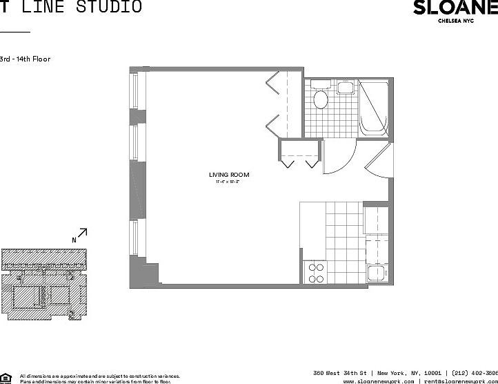 2nd image of 360 W 34th St APT 5T