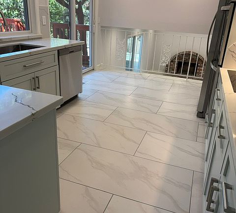 Kitchen view from dining room
