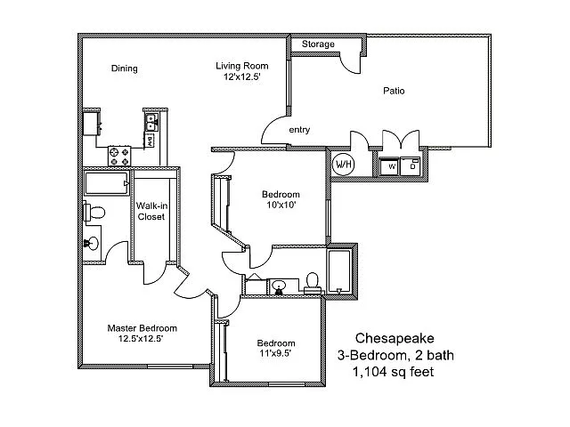 Floor plan Chesapeake