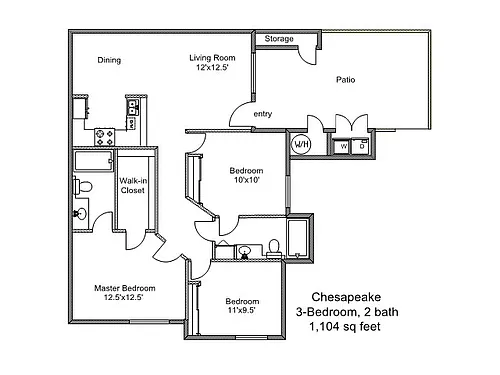Floor plan Chesapeake
