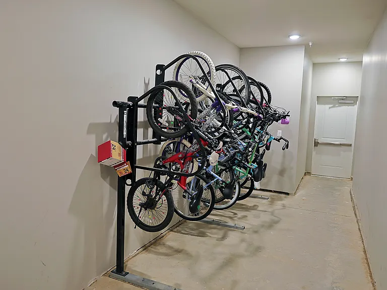 Keep your bike safe and out of the way in our dedicated storage space. It's a simple way to make sure your ride is always ready to go.