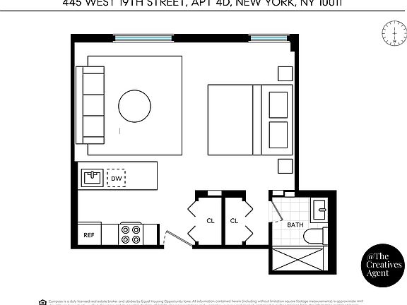 2nd image of 445 W 19th St APT 4D