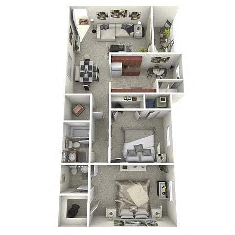 Floor plan Two Bedroom