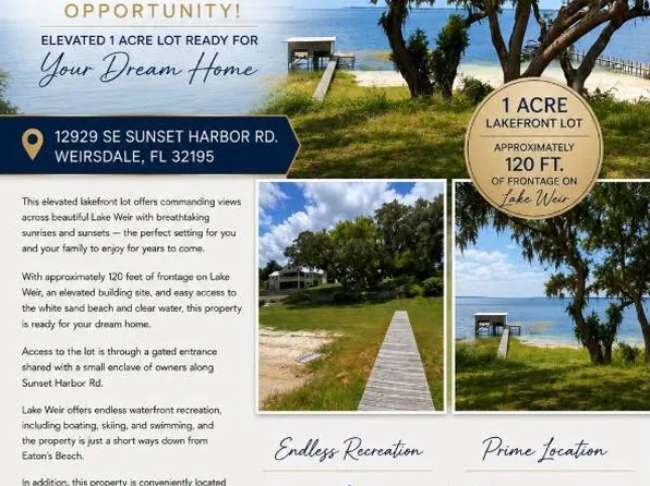 12929 SE Sunset Harbor Rd, Weirsdale, FL 32195