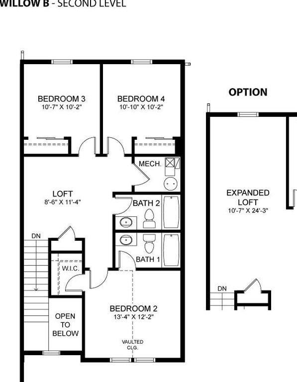 Willow Plan, Prairie Song Cottages