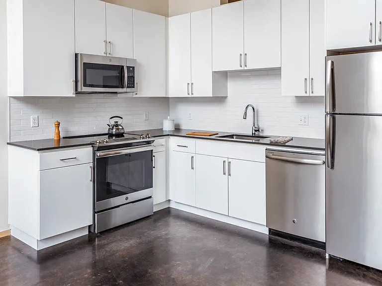 Kitchen with Stainless Steel Appliances