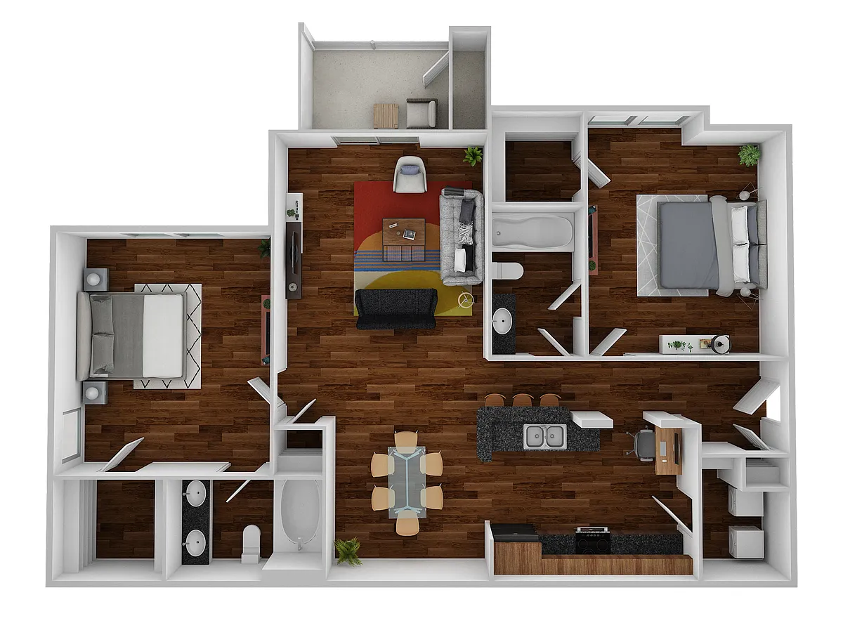 Floor plan B1 - Rockefeller