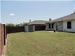 Nice size back yard