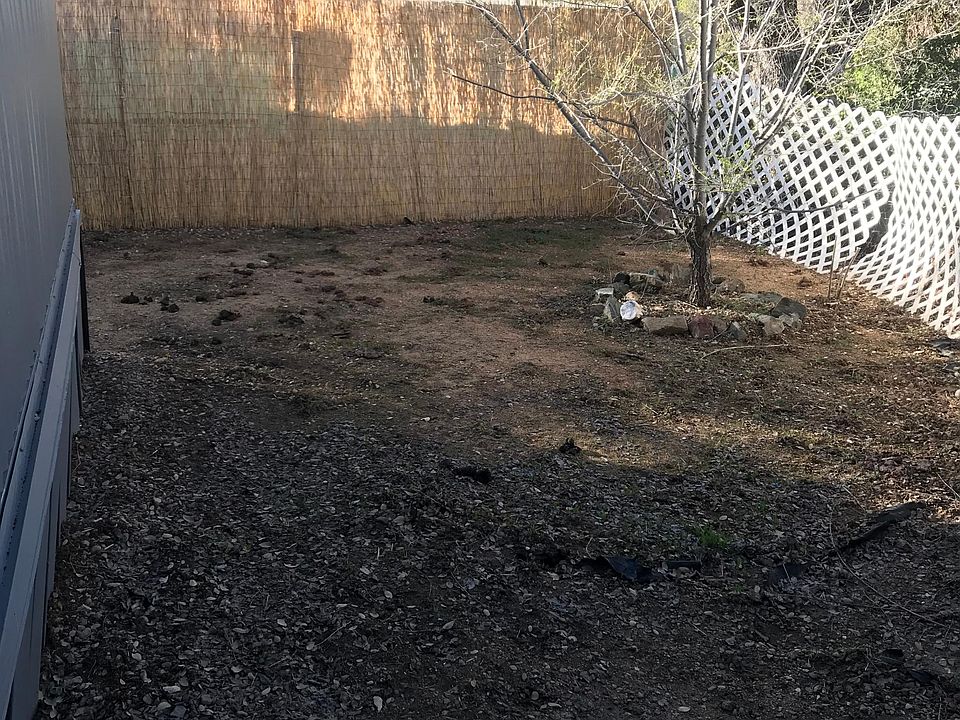 Fully fenced backyard