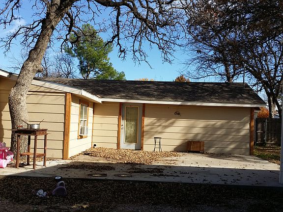 Back patio, go to Man Cave