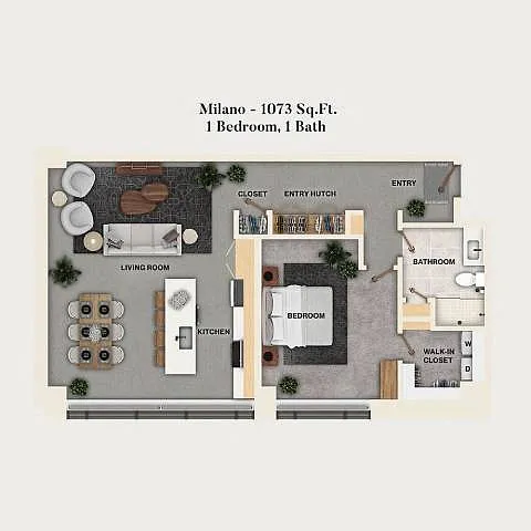 Floor plan A19 - Milano