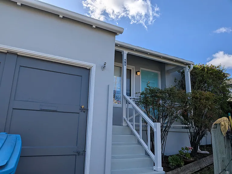 Fresh uptodate paint color on exterior