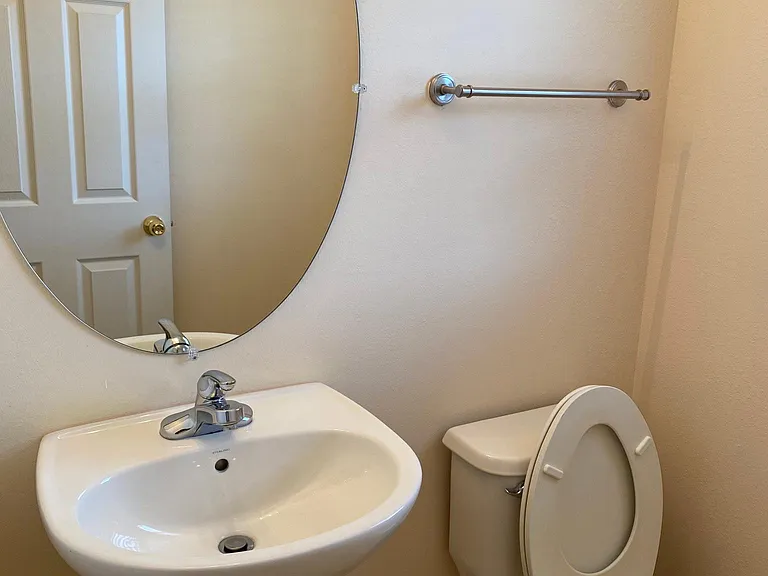 Half bathroom on main living floor