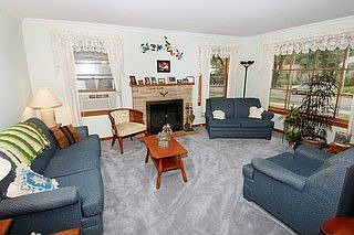 Living Room with Fireplace