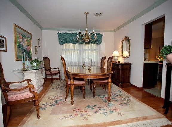 Dining Room with hardwood floors