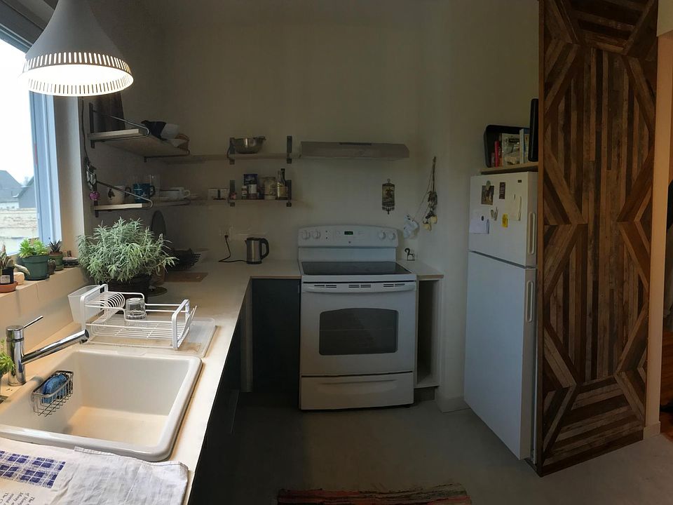 Kitchen - lot of clean counter space. All electric appliances.