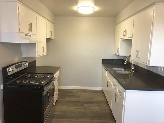 Great well lit kitchen good cabinet space